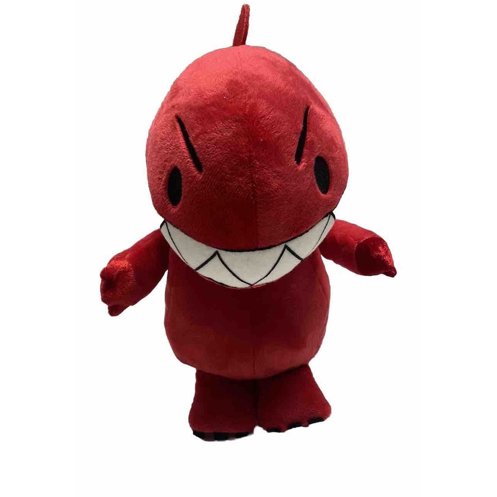 Kohls Cares Plush Red Dinosaur VS Bedtime From Bob Shea Book Big Teeth Dino 12"